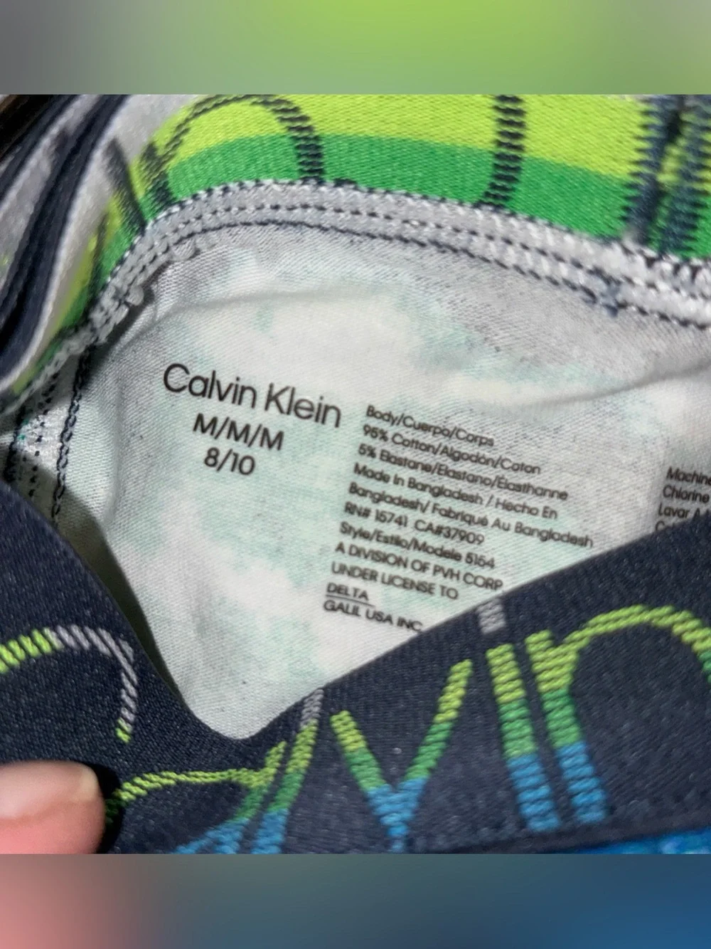 Calvin Klein Boys Underwear Four Pack Boxer Brief Value Pack Boys Size M 8/10
